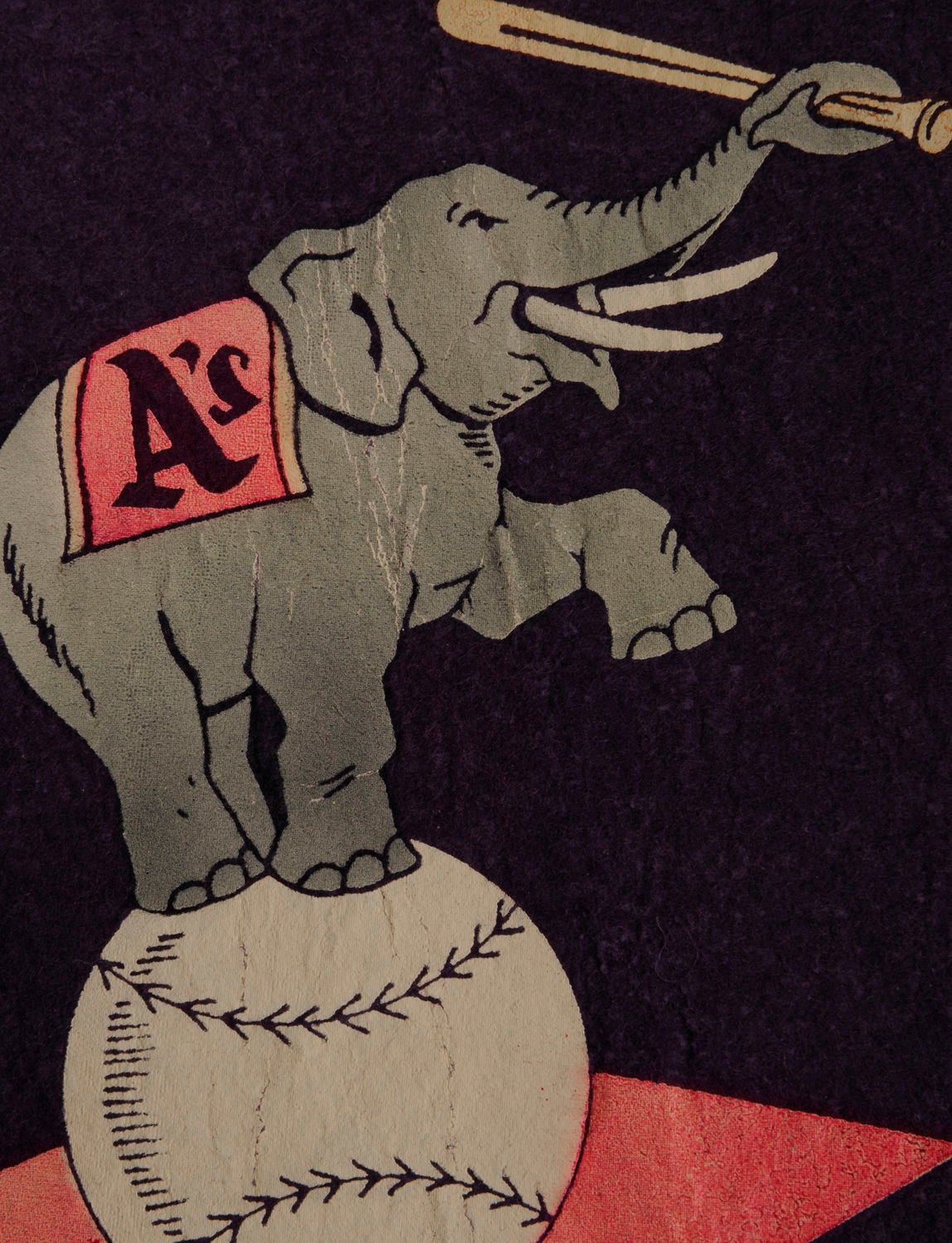 oakland a's jersey elephant