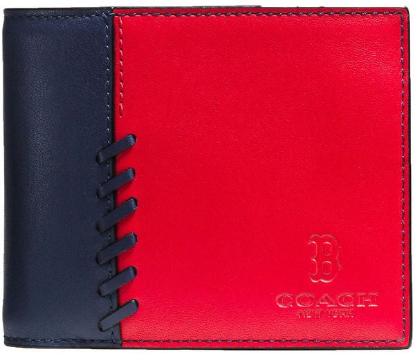 coach boston red sox wallet