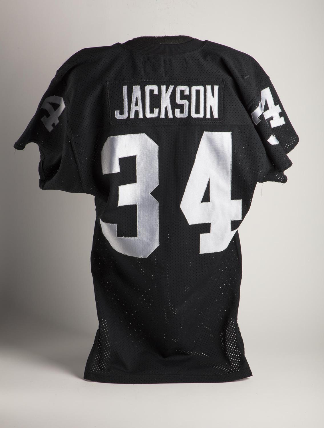 Men Auburn Tigers #34 Bo Jackson White Under Armour Stitch Jersey