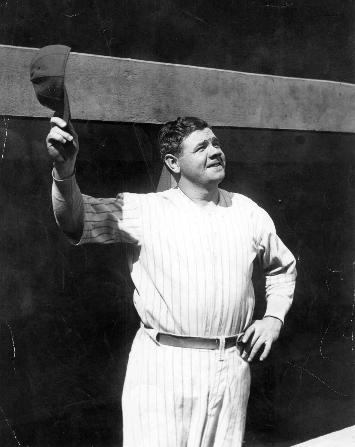 babe ruth pinstripe jersey