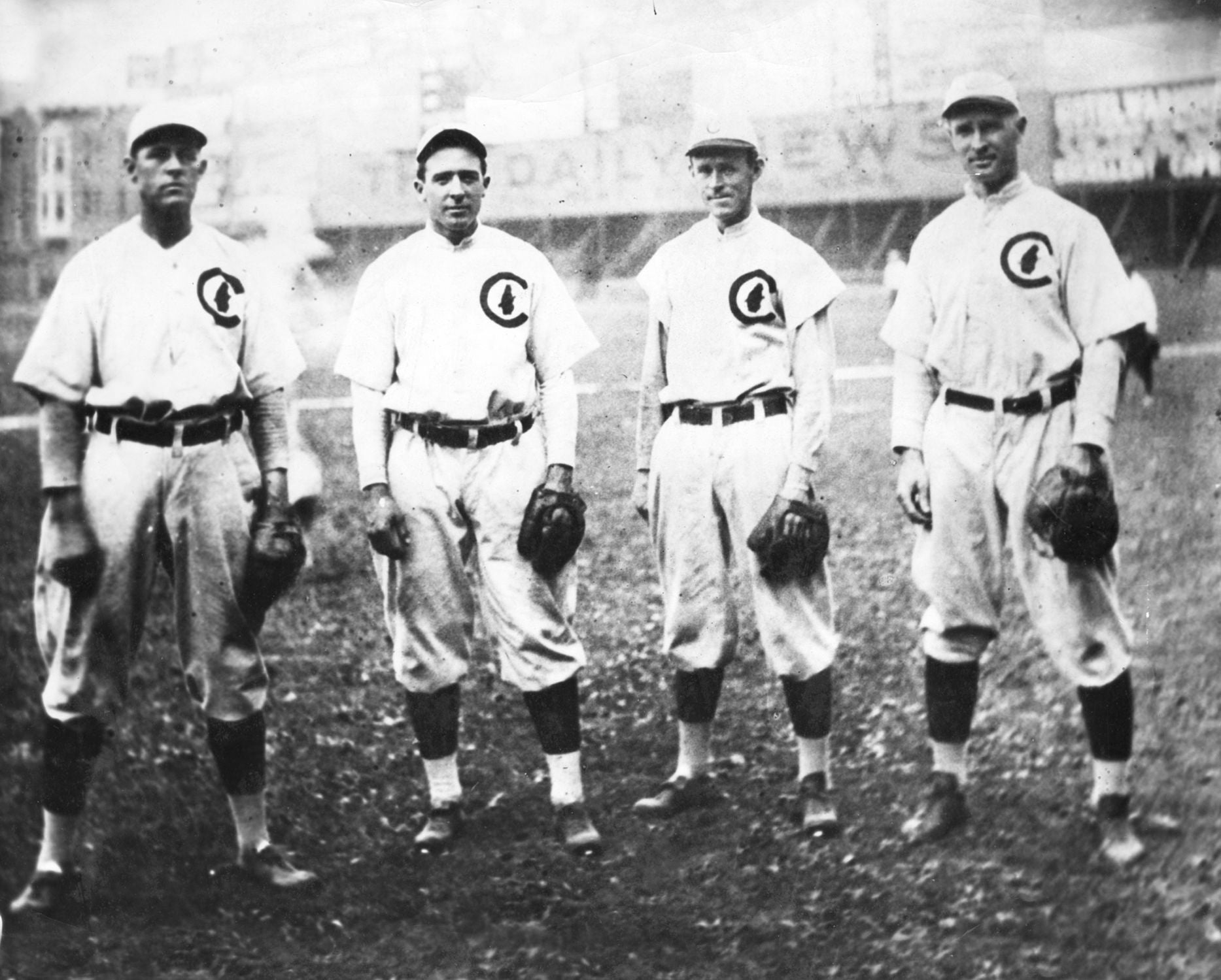 1903 CHICAGO CUBS TEAM TINKER TO EVERS TO CHANCE AND MORE EARLY GREATS 8X10 