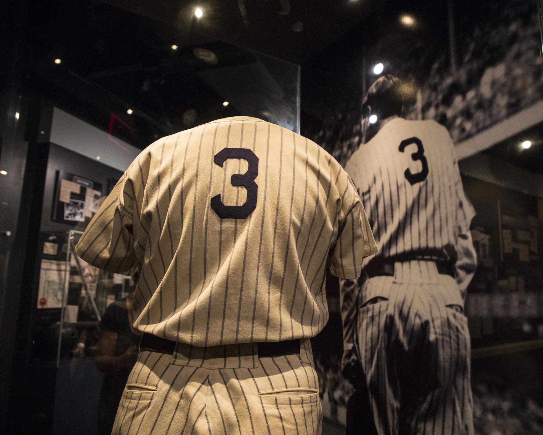 Historic Ruth jersey a part of Hall of Fame history Baseball Hall of Fame