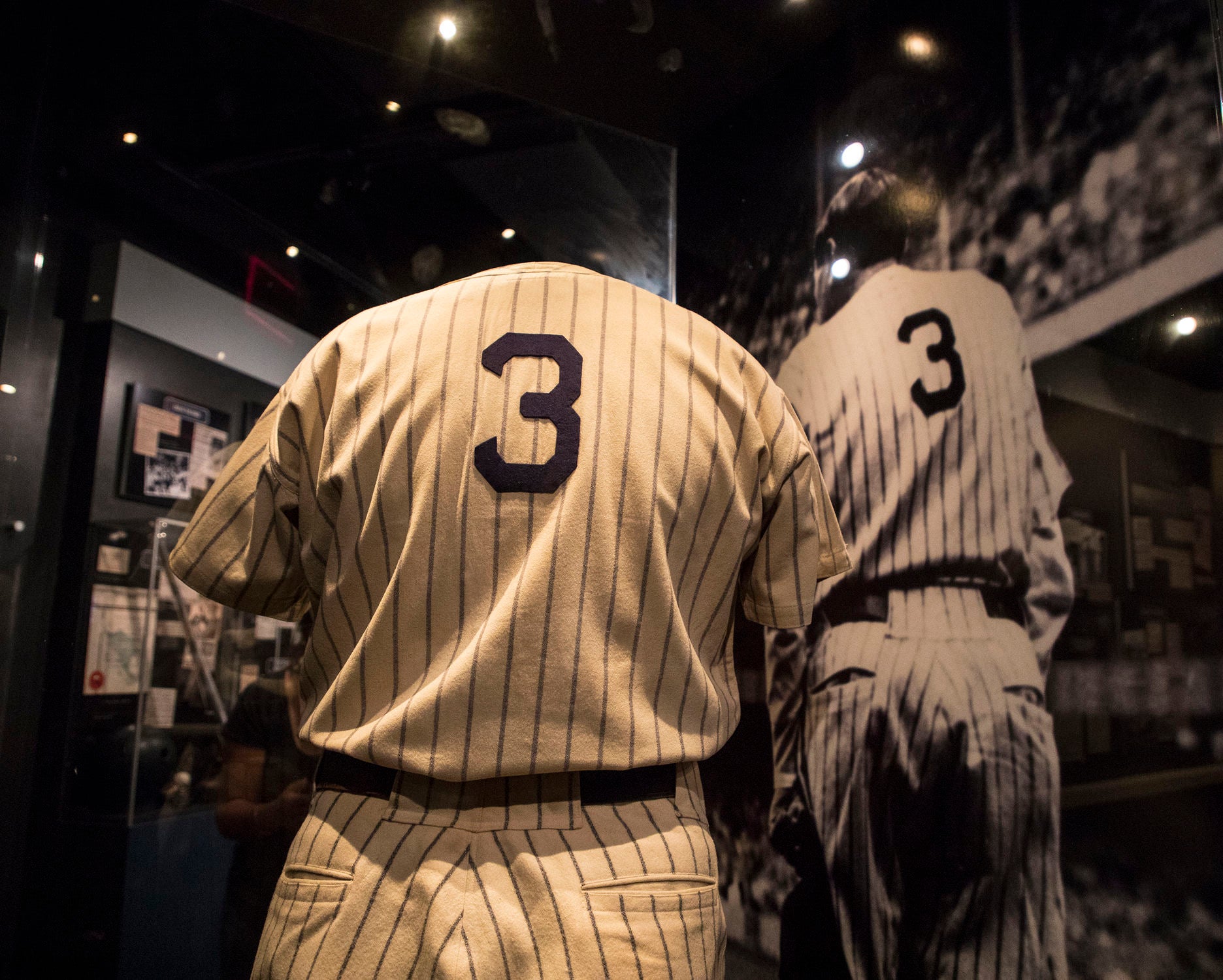 Historic Ruth Jersey A Part Of Hall Of Fame History Baseball Hall Of Fame
