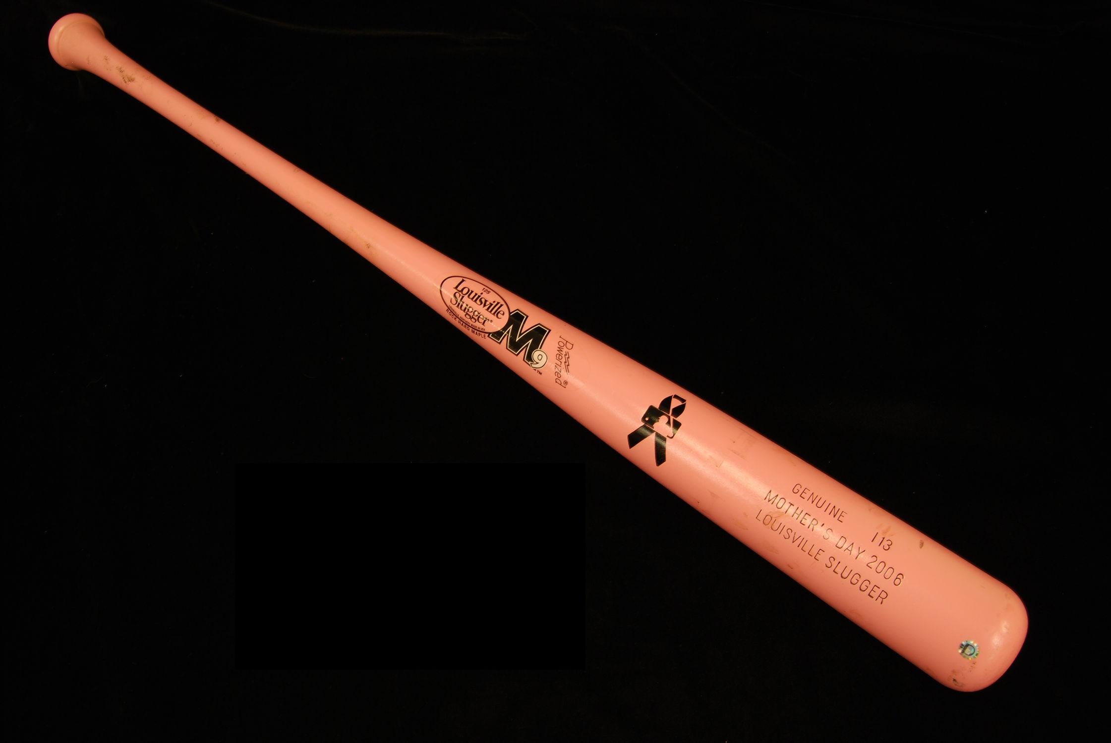 louisville slugger genuine series pink wood bat