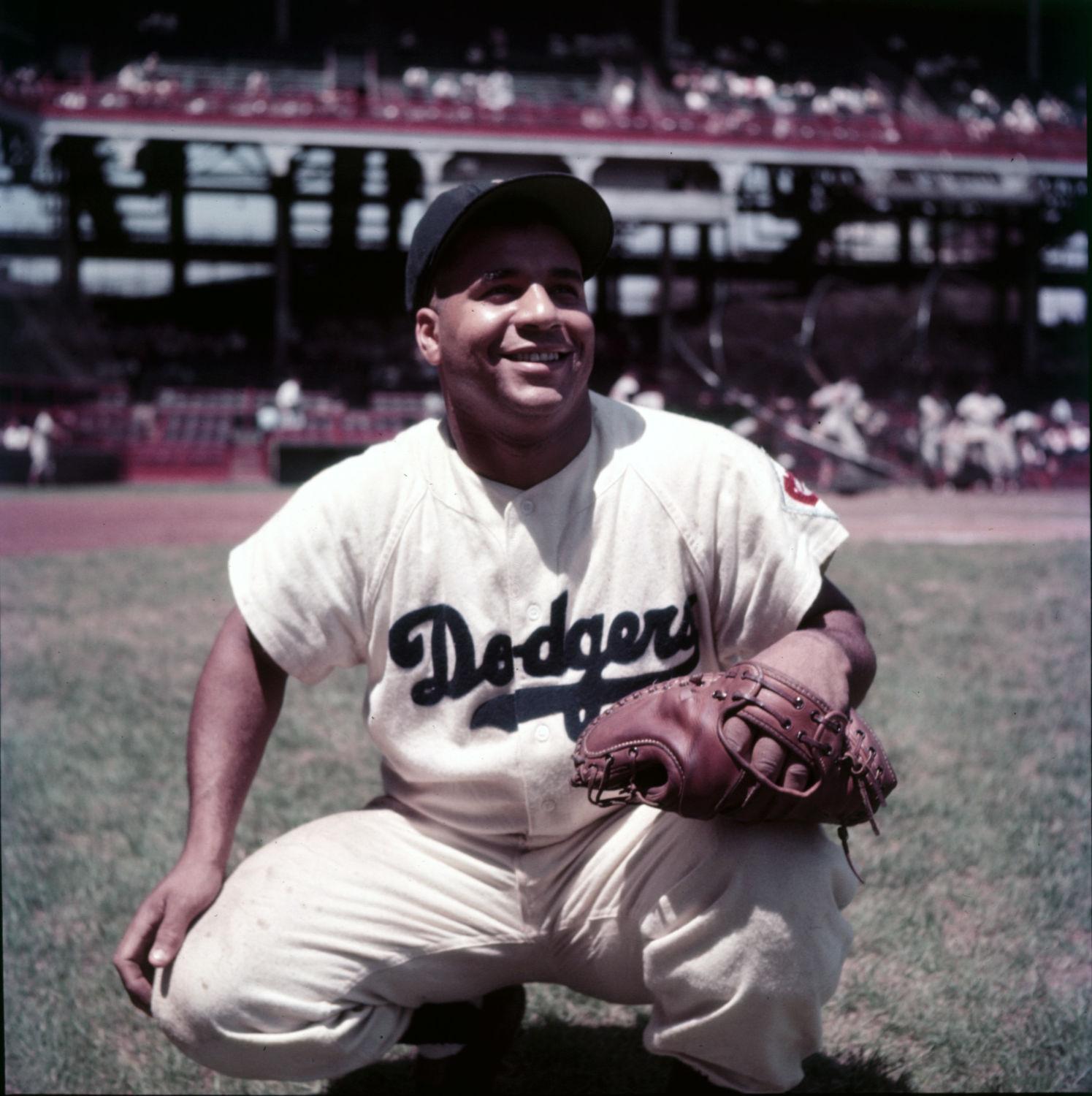 Roy Campanella 1955 Brooklyn Dodgers Road Jersey