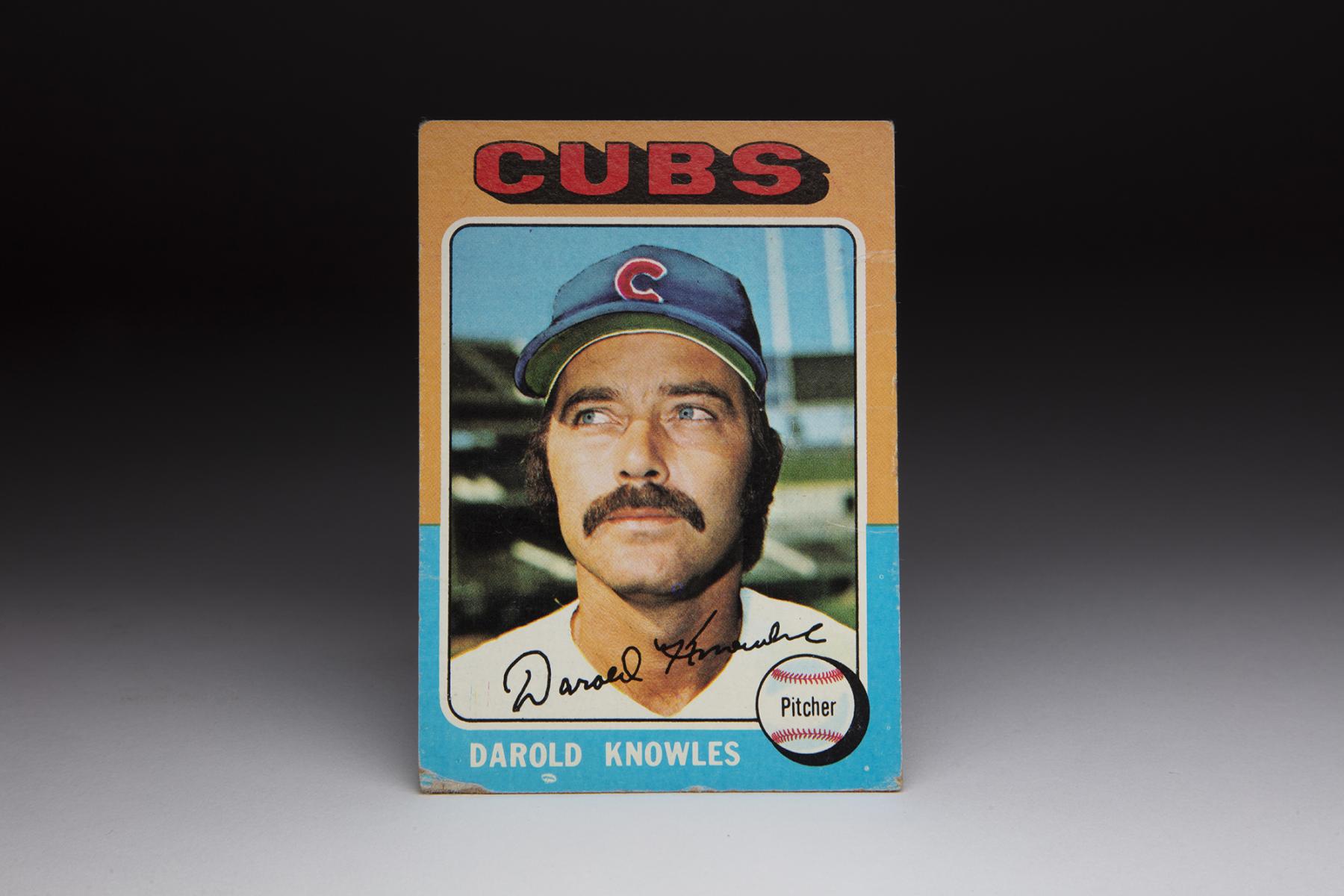 CardCorner: 1975 Topps Darold Knowles | Baseball Hall of Fame