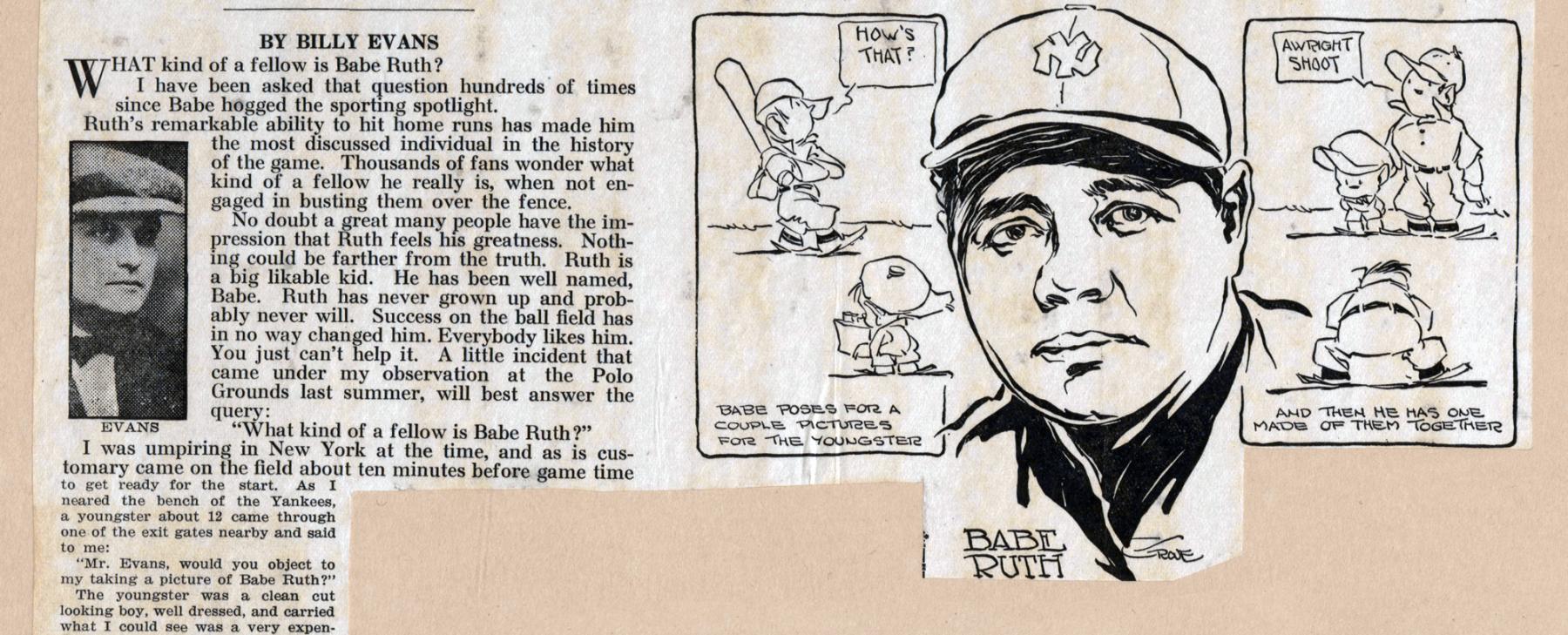 This Digital Collection of Babe Ruth's Scrapbooks Is a Piece of