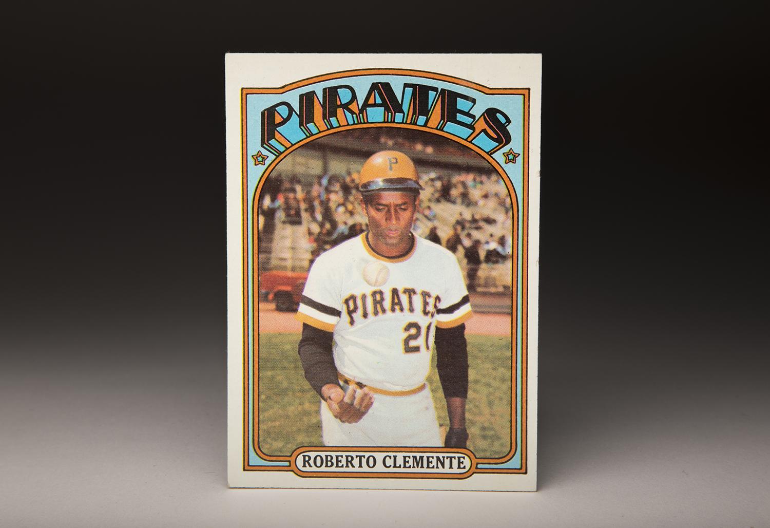 Roberto shops Clemente 1964 Topps Autographed Baseball Card Pirates Baseball Hall of Fame legend