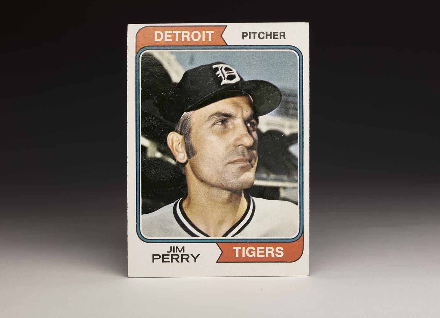 CardCorner: 1974-75 Topps Jim Perry | Baseball Hall of Fame