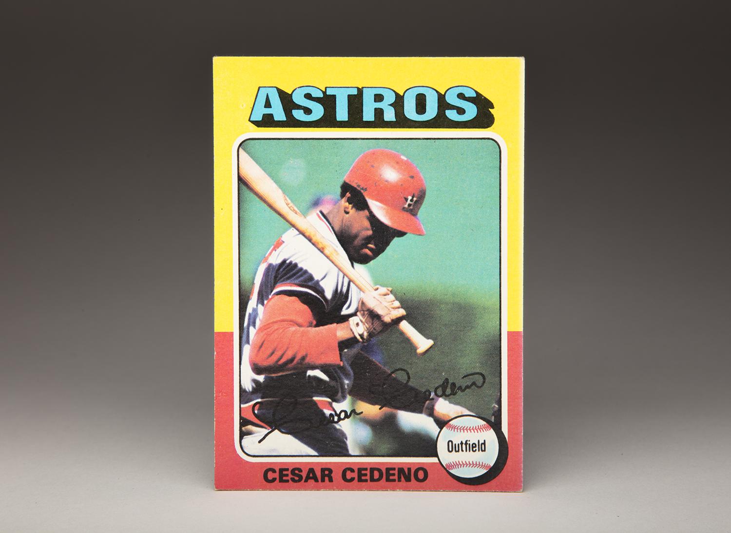 Cesar Cedeno Dominican Baseball Player in Houston Astros T-Shirt