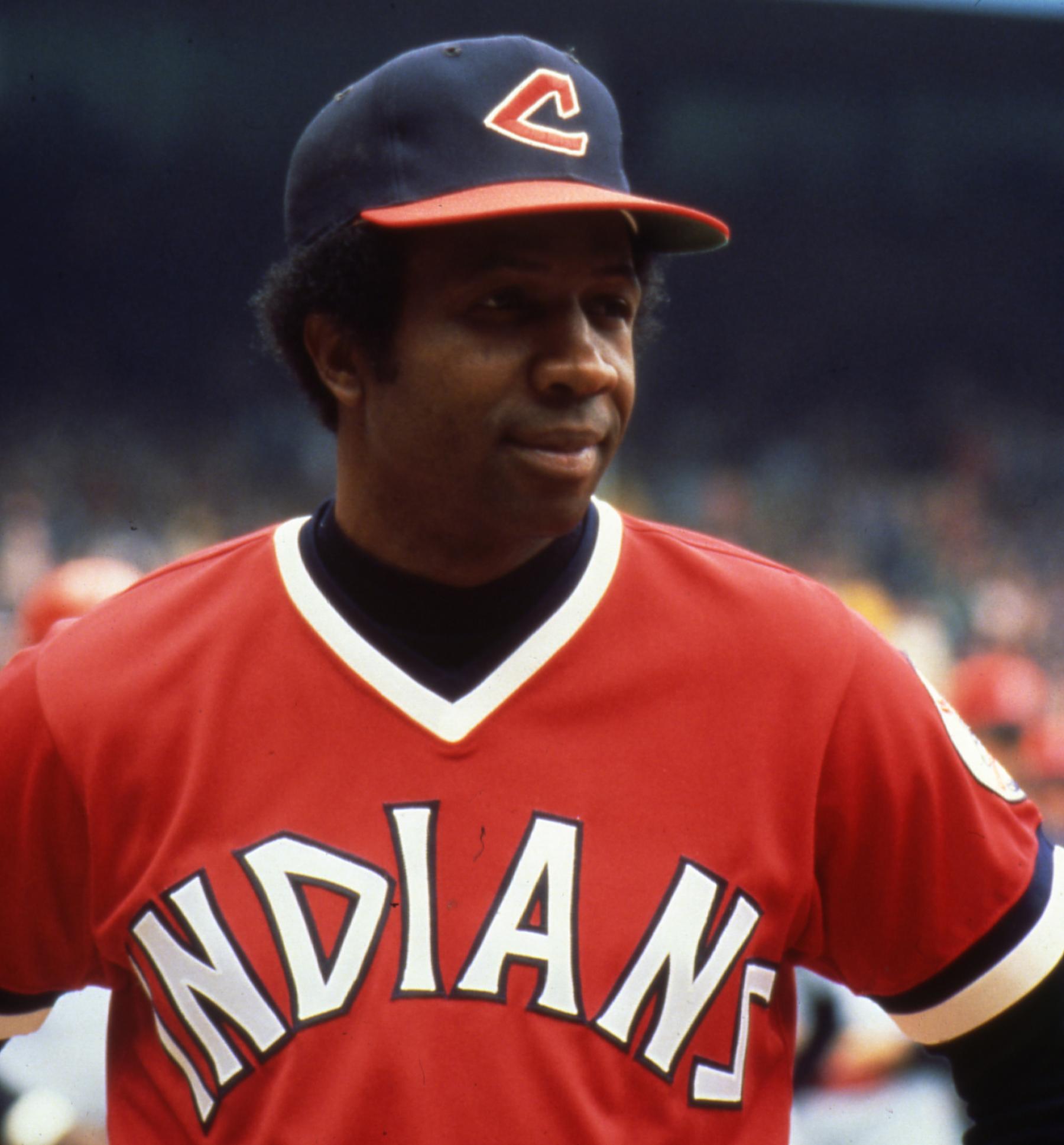 Gaylord Perry 1975 Cleveland Indians Cooperstown Away Throwback