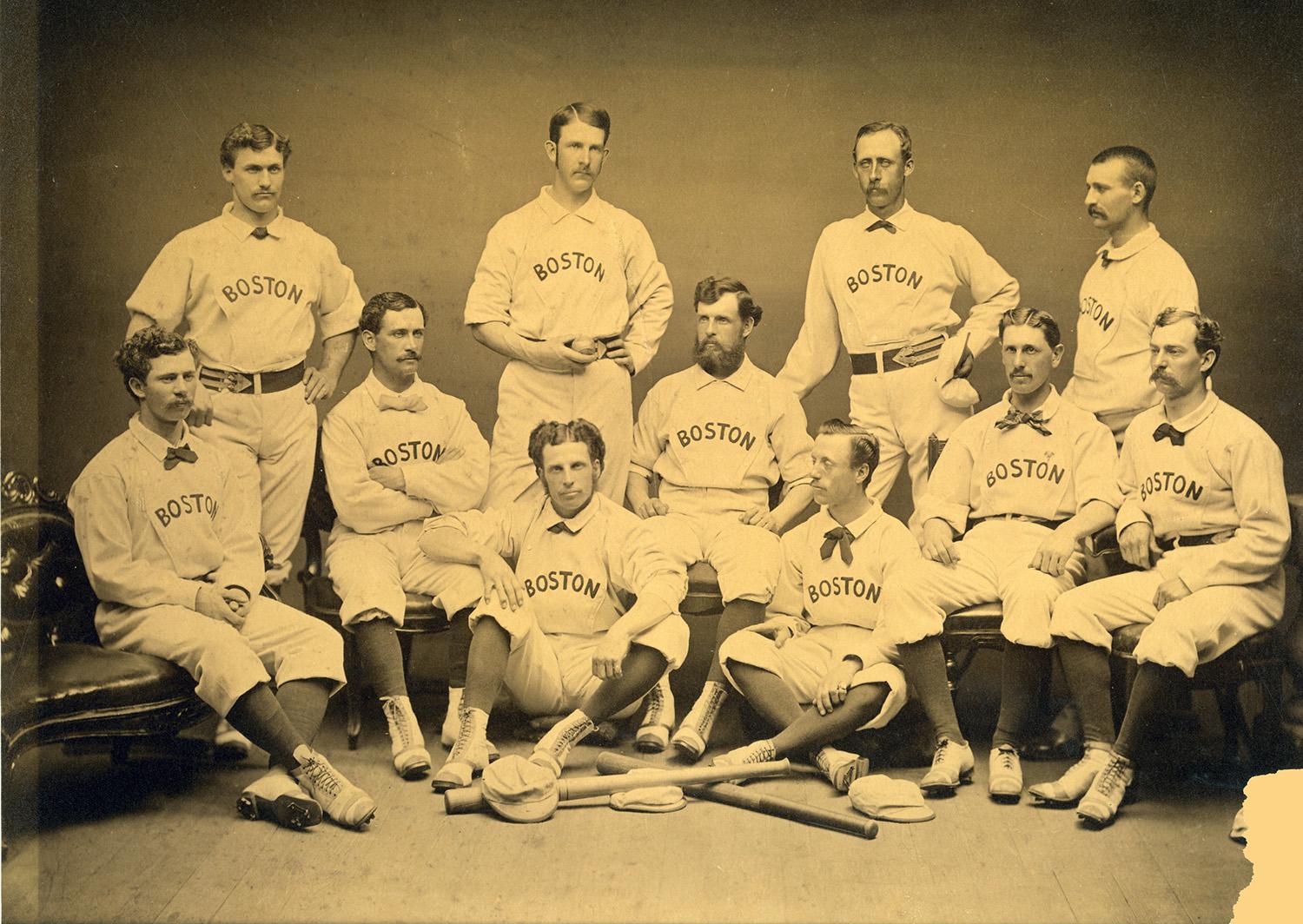 Baseball History: 19th Century Baseball: Image: 1874 Philadelphia Athletics