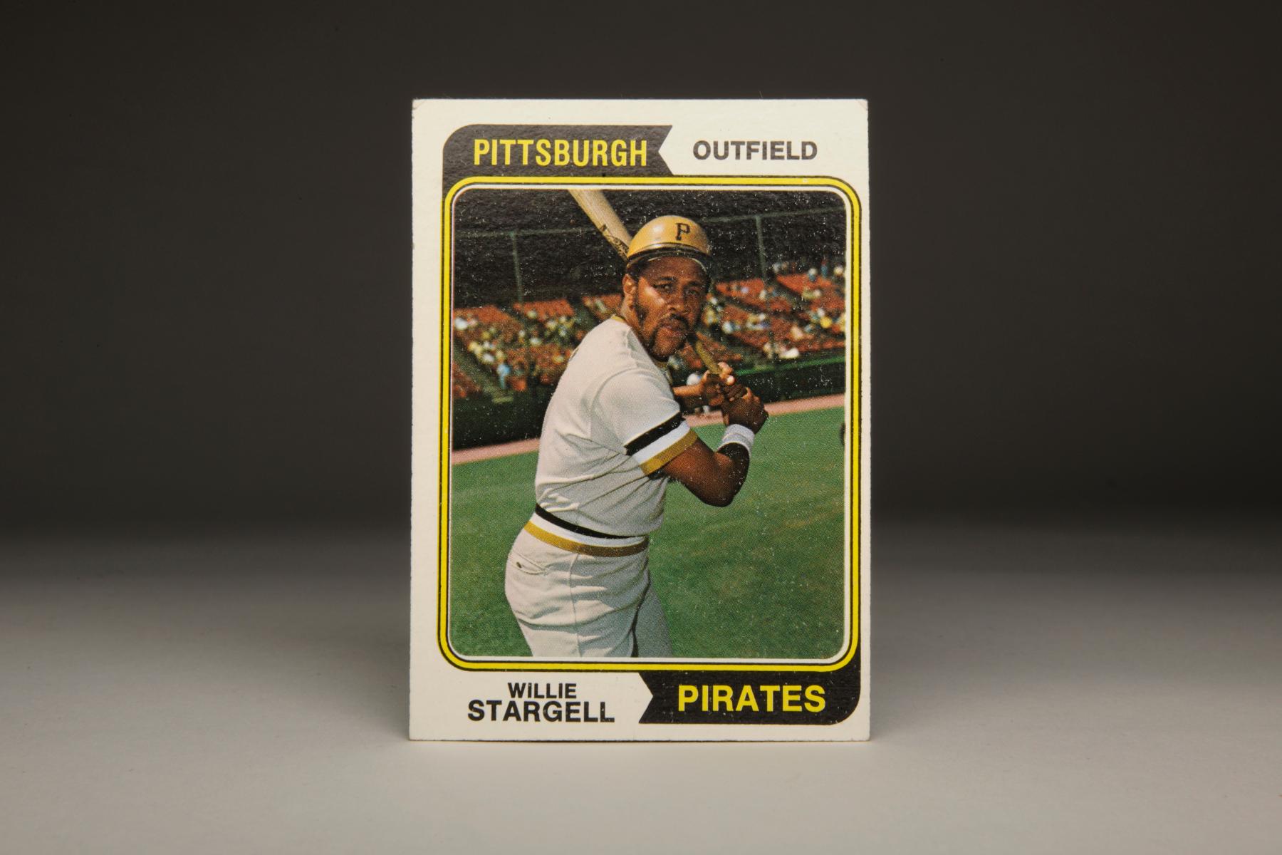 1974 Willie Stargell Topps Card Baseball Hall of Fame