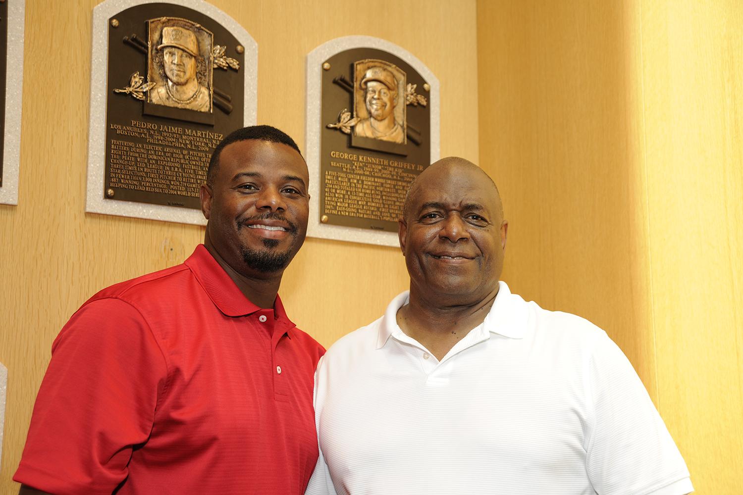 Ken Griffey Sr. and Jr. first father/son combo to appear in the same lineup Baseball