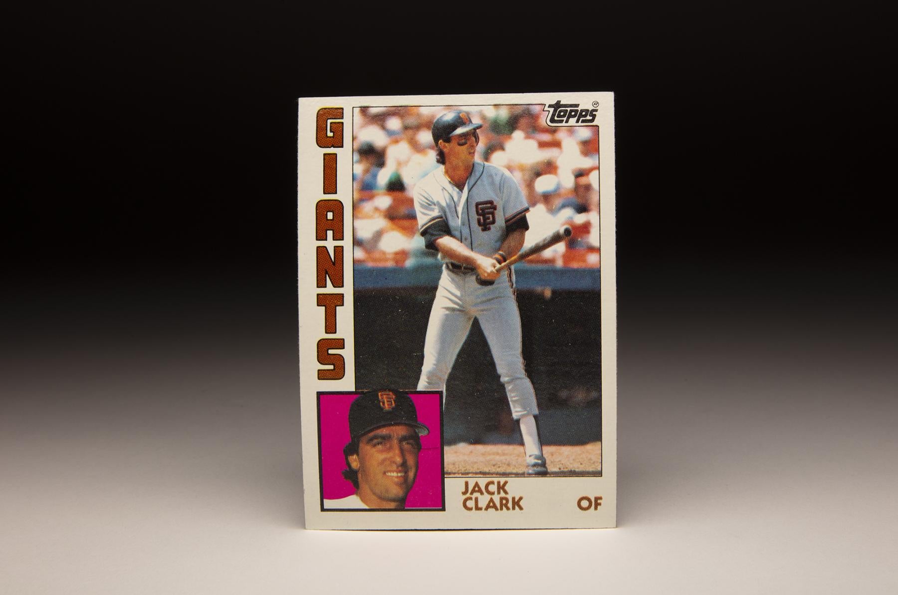 CardCorner: 1984 Topps Jack Clark | Baseball Hall of Fame