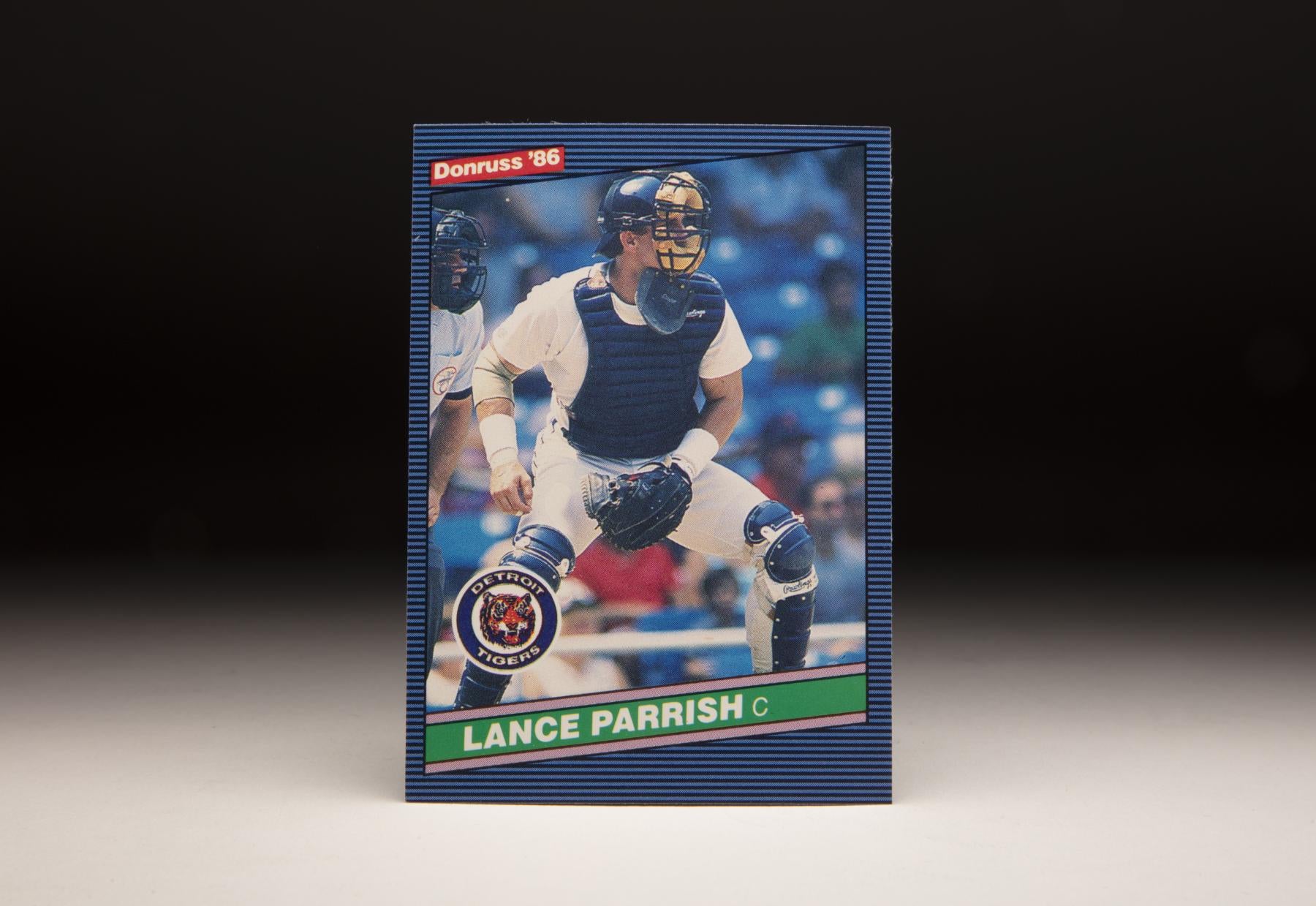 CardCorner: 1986 Donruss Lance Parrish | Baseball Hall of Fame