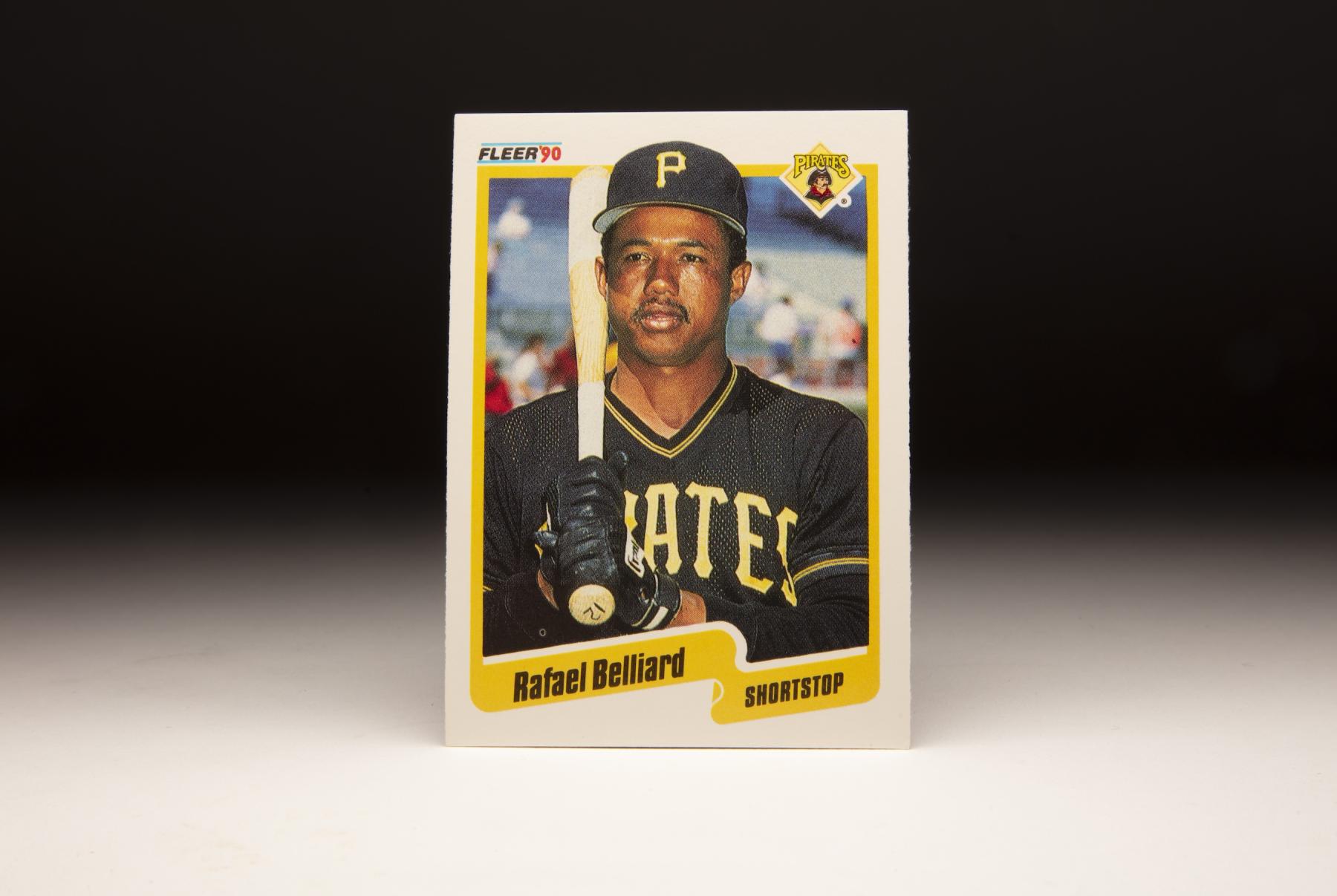 CardCorner: 1990 Fleer Rafael Belliard | Baseball Hall of Fame