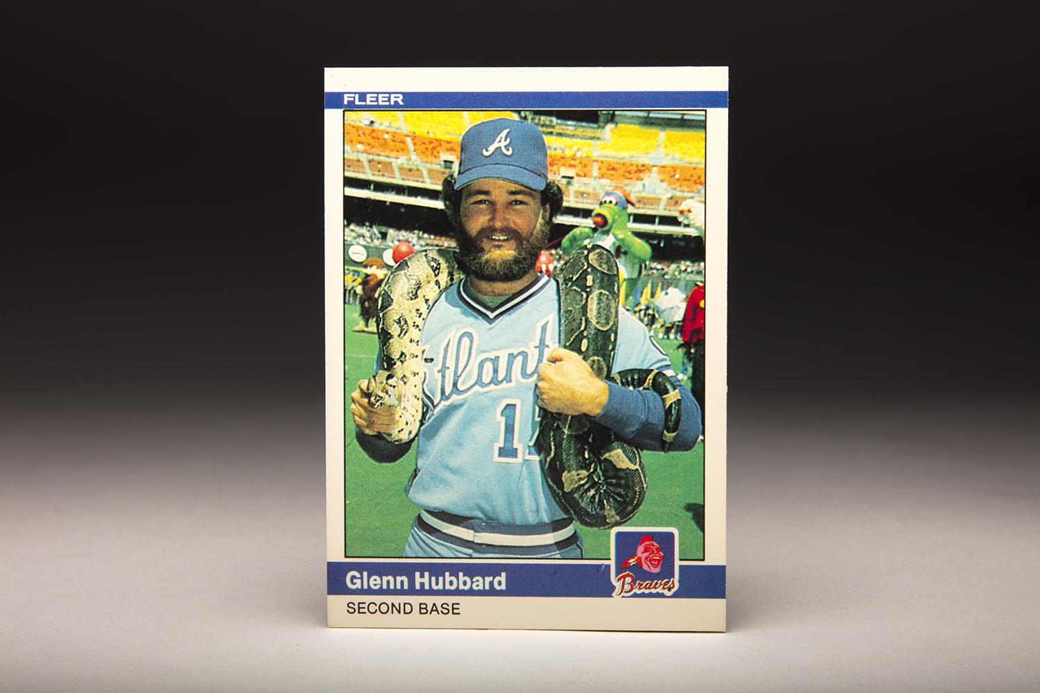 Lot Detail - 1980s Glenn Hubbard Atlanta Braves Game Worn Fielding