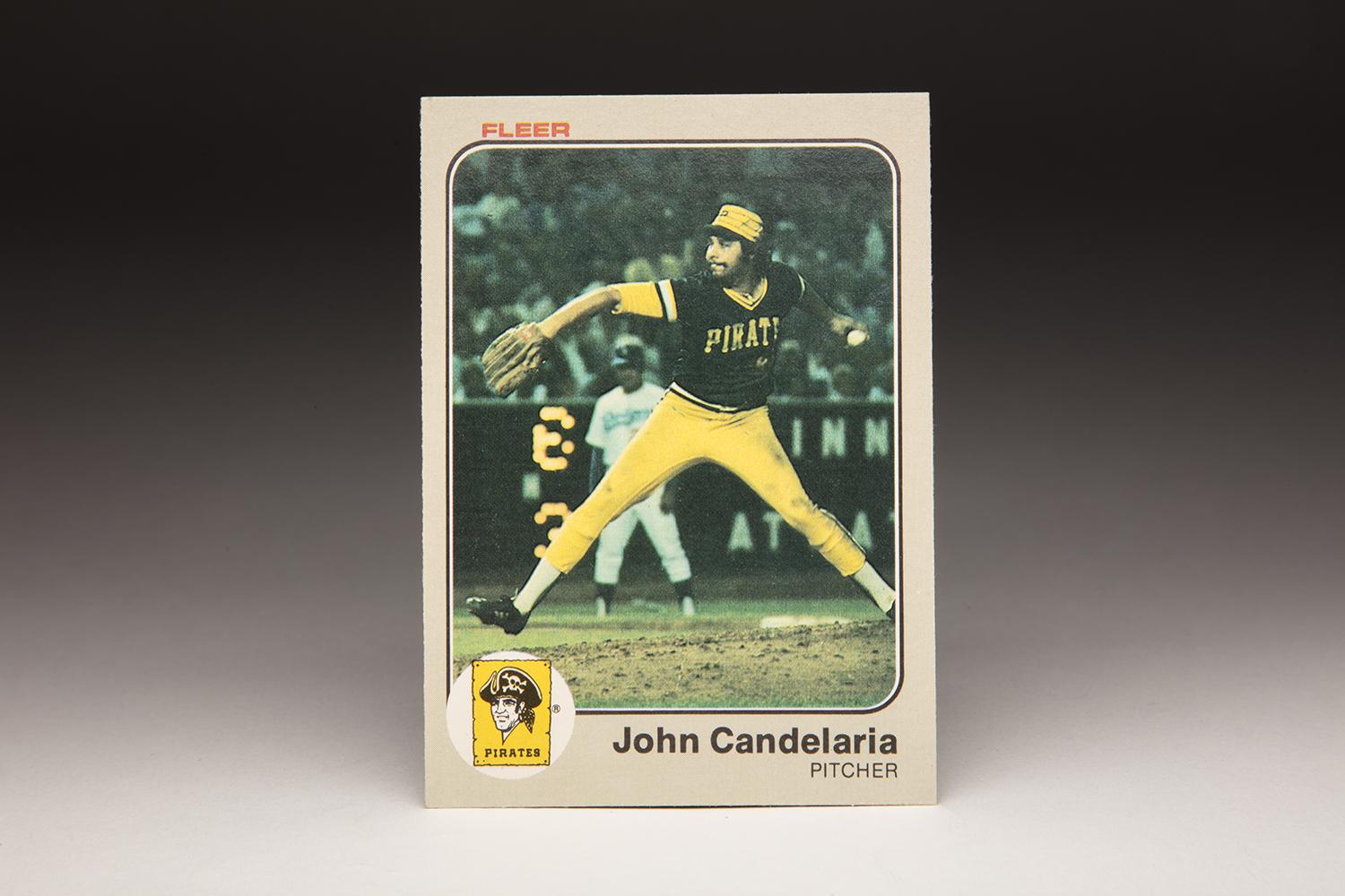 CardCorner: 1983 Fleer John Candelaria | Baseball Hall of Fame