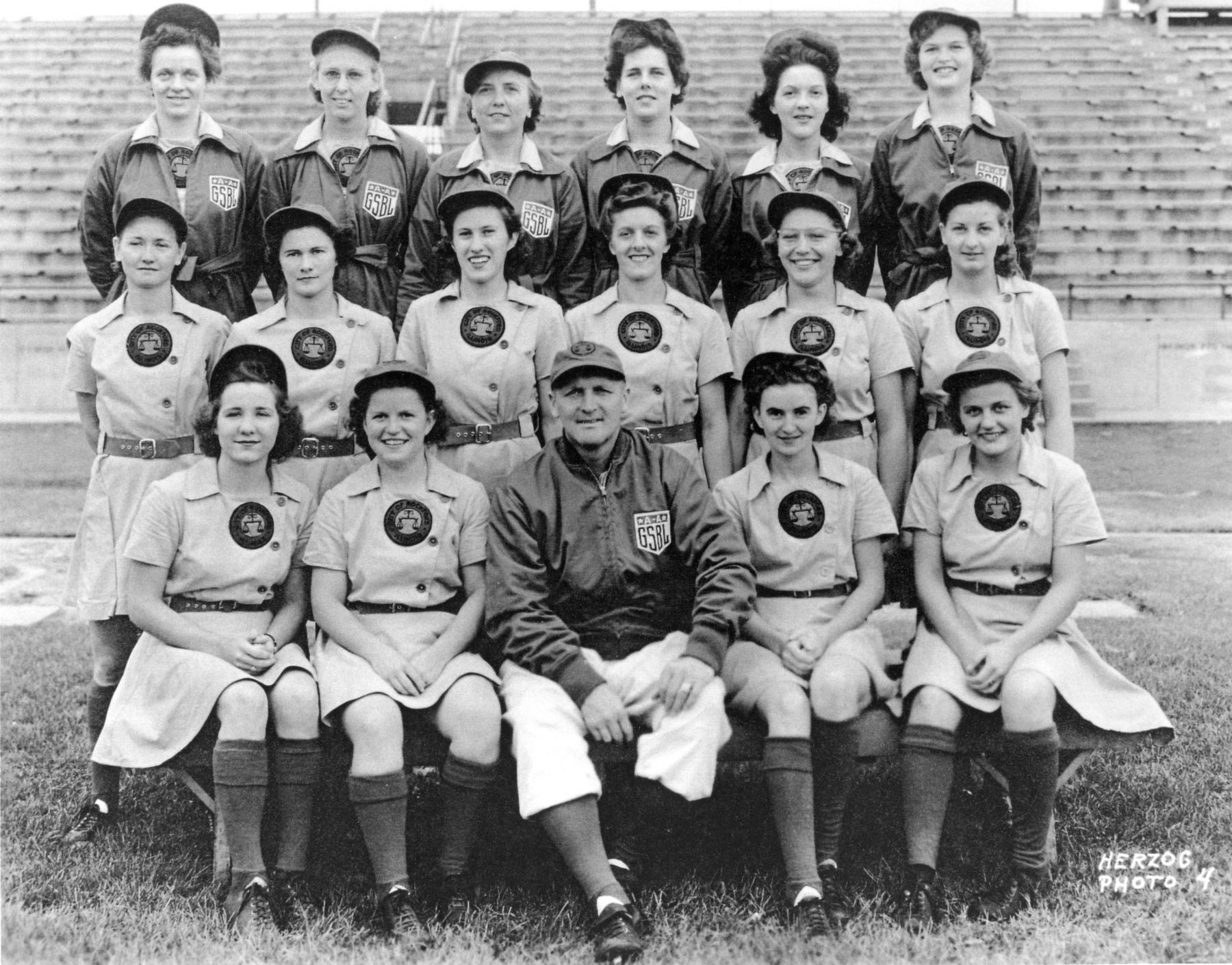 Midway Village Museum - It's Women In Baseball Week! To learn more about  The Rockford Peaches, a team of the All American Girls' Professional  Baseball League, you can download the museum's 73-page