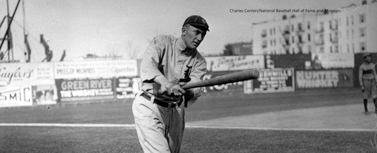 Ty cobb baseball records image