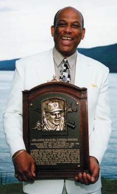 Orlando Cepeda was elected to the Hall of Fame in 1999. (By Photographer Milo Stewart Jr./National Baseball Hall of Fame and Museum)