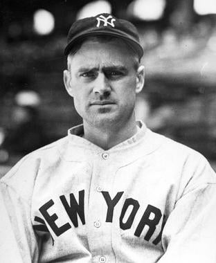 Earle Combs played 12 seasons for the Yankees, hitting .325 and leading the American League in triples three times. (National Baseball Hall of Fame and Museum)