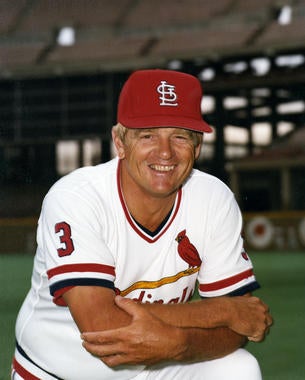 Whitey Herzog, manager of the St. Louis Cardinals from 1980-1990, led the Redbirds to three NL pennants and one World Series title. (National Baseball Hall of Fame) 