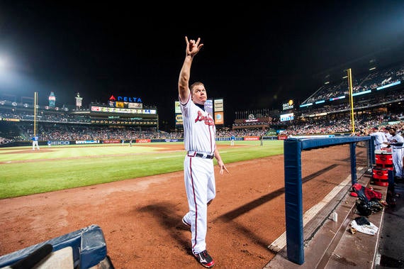 Chipper Jones played 19 years in the big leagues - all with the Atlanta Braves. (Pouya Dianat / Atlanta Braves) 