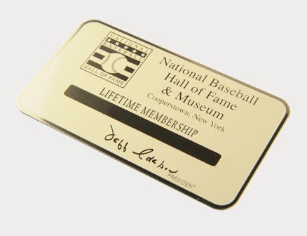 Lifetime members receive a personalized engraved gold Lifetime Membership card.