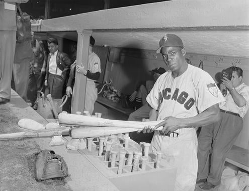 Minnie Miñoso earned five All-Star Game selections with the White Sox from 1951-57. (Osvaldo Salas/National Baseball Hall of Fame and Museum)