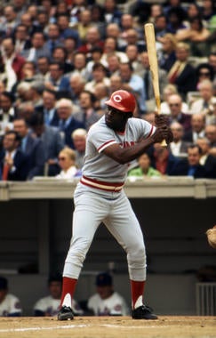 Joe Morgan won back-to-back National League Most Valuable Player Awards with the Cincinnati Reds in 1975 and 1976. (National Baseball Hall of Fame and Museum)