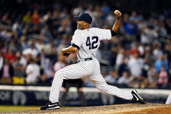 Mariano Rivera retired in 2013 with a record 652 saves and a 2.21 career ERA; the lowest of any Live Ball Era pitcher with at least 1,000 innings pitched. He was the first player in history to be elected unanimously by the BBWAA, on Jan. 22, 2019. (Brad Mangin/National Baseball Hall of Fame and Museum)