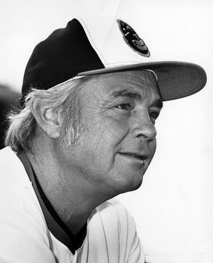 Earl Weaver led the Baltimore Orioles to 4 pennants and one World Series title in his 17 seasons as manager of the team. (National Baseball Hall of Fame and Museum) 