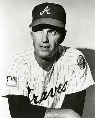 Hoyt Wilhelm would return to the Atlanta Braves in 1971 after briefly playing for the Cubs at the end of the 1970 season. (National Baseball Hall of Fame) 