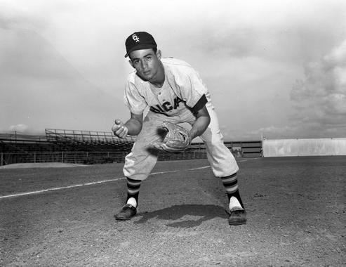 Chicago White Sox shortstop Luis Aparicio, c. 1957 - BL-2091-69 (Don Wingfield/National Baseball Hall of Fame Library)