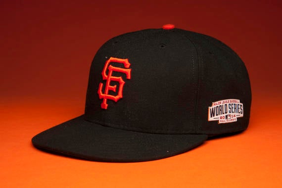 Bruce Bochy guided the Giants to victory and became just the tenth manager to secure three modern World Championships. The San Francisco skipper’s World Series cap is a size 8 1/8, among the largest in the majors. - B-185-2014 (Milo Stewart, Jr./National Baseball Hall of Fame)