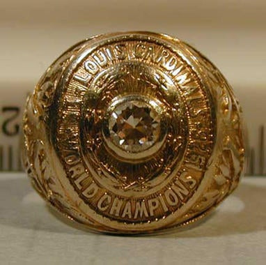 Grover Cleveland Alexander, World Series ring, 1926 St. Louis Cardinals - B-342-72  (Milo Stewart Jr./National Baseball Hall of Fame Library)