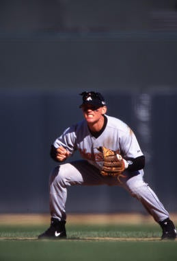 Craig Biggio of the Houston Astros - BL-12-2012-133 (Brad Mangin/National Baseball Hall of Fame Library)