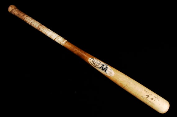 Craig Biggio recorded his 3,000th career hit on June 28, 2007. A bat that Biggio used during that game against the Rockies is now a part of the Museum’s collection. (Milo Stewart Jr./National Baseball Hall of Fame)