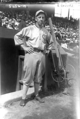 Eddie Collins, shown as a member of the Chicago White Sox - BL-10390-94 (National Baseball Hall of Fame Library) <a href='http://bhof-staging.cogapp.com/node/458' target='new'>View larger</a> 