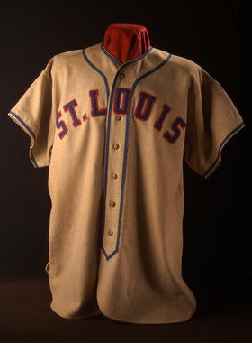 St. Louis Stars jersey worn by Cool Papa Bell in the Negro Leagues. (Milo Stewart, Jr. / National Baseball Hall of Fame)