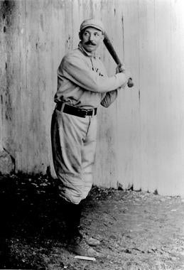 George Davis, shown as a member of the New York Giants - BL-4025-99 (National Baseball Hall of Fame Library)