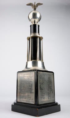 Trophy presented to Lou Gehrig on July 4, 1939 - <a href='../node/410'>B-43-85</a>  (Milo Stewart Jr./National Baseball Hall of Fame)