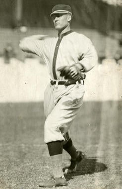 Posed action of Walter Johnson of the Washington Senators, 1907 - BL-1521-68WTa (National Baseball Hall of Fame Library)