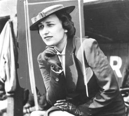 Effa Manley owner of the Newark Eagles - BL-50-2008-17 (National Baseball Hall of Fame Library)