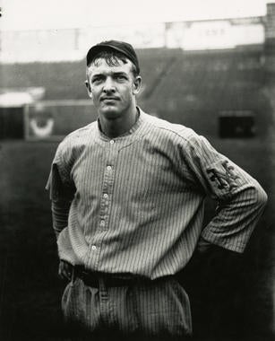 Full-length portrait of Christy Matthewson while with New York - BL-7319-89 (Charles M. Conlon/National Baseball Hall of Fame Library)