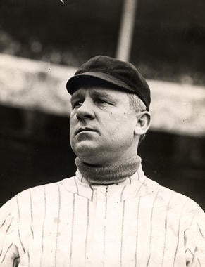John McGraw, manager of the New York Giants. BL-6151.72e (National Baseball Hall of Fame Library)