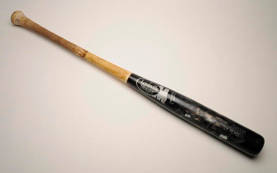 Hunter Pence of the San Francisco Giants donated his bat named 