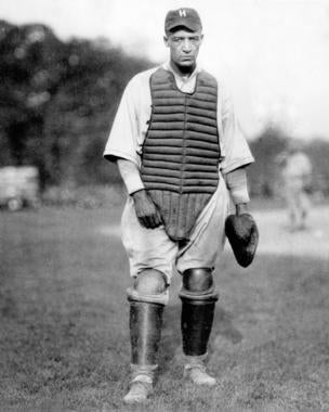 Louis Loftin Santop, catcher, Philidelphia Hilldale uniform c. 1918-1926 - BL-5802-79 (National Baseball Hall of Fame Library)